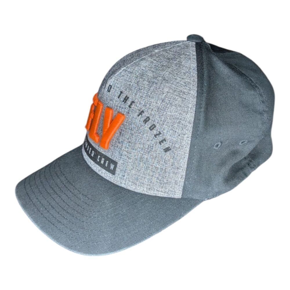 Fly Racing Flex-Fit Powder Crew Hat Small - Orange - Picture 2 of 10